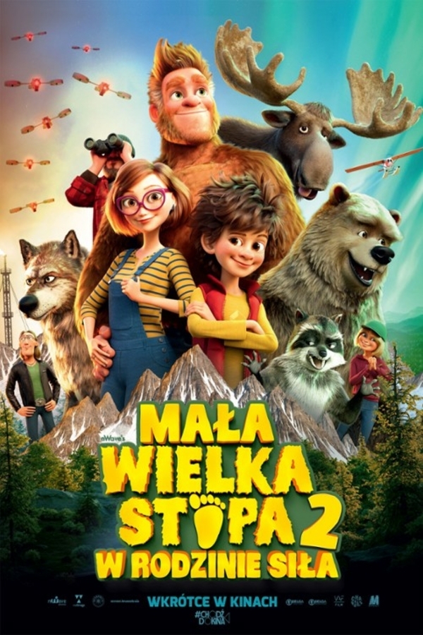 Plakat filmu Mała, wielka stopa 2: w rodzinie siła