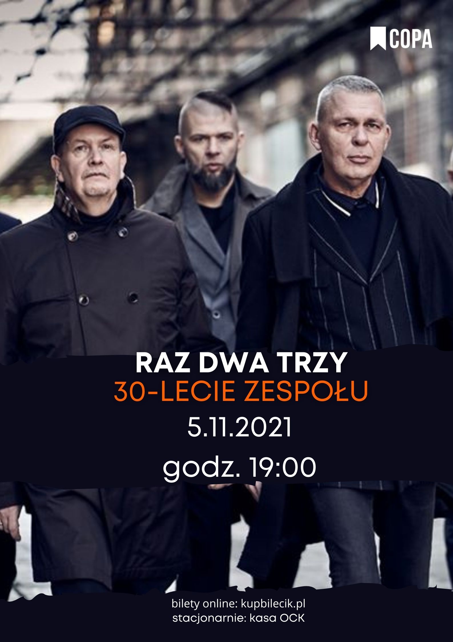 Plakat Raz Dwa Trzy -&nbsp;30 lat jak&nbsp;jeden koncert…
