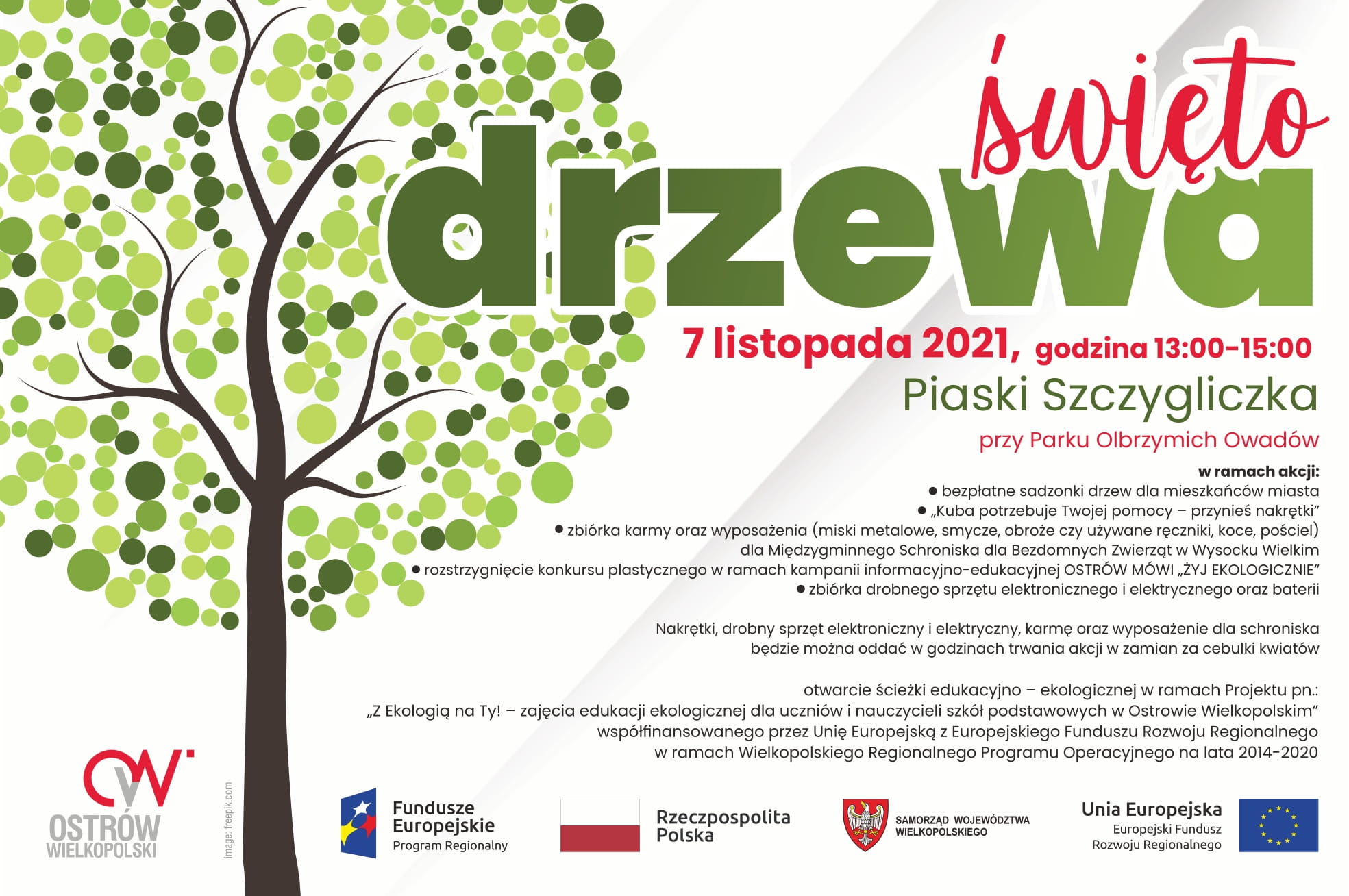 Plakat wydarzenia Święto Drzewa