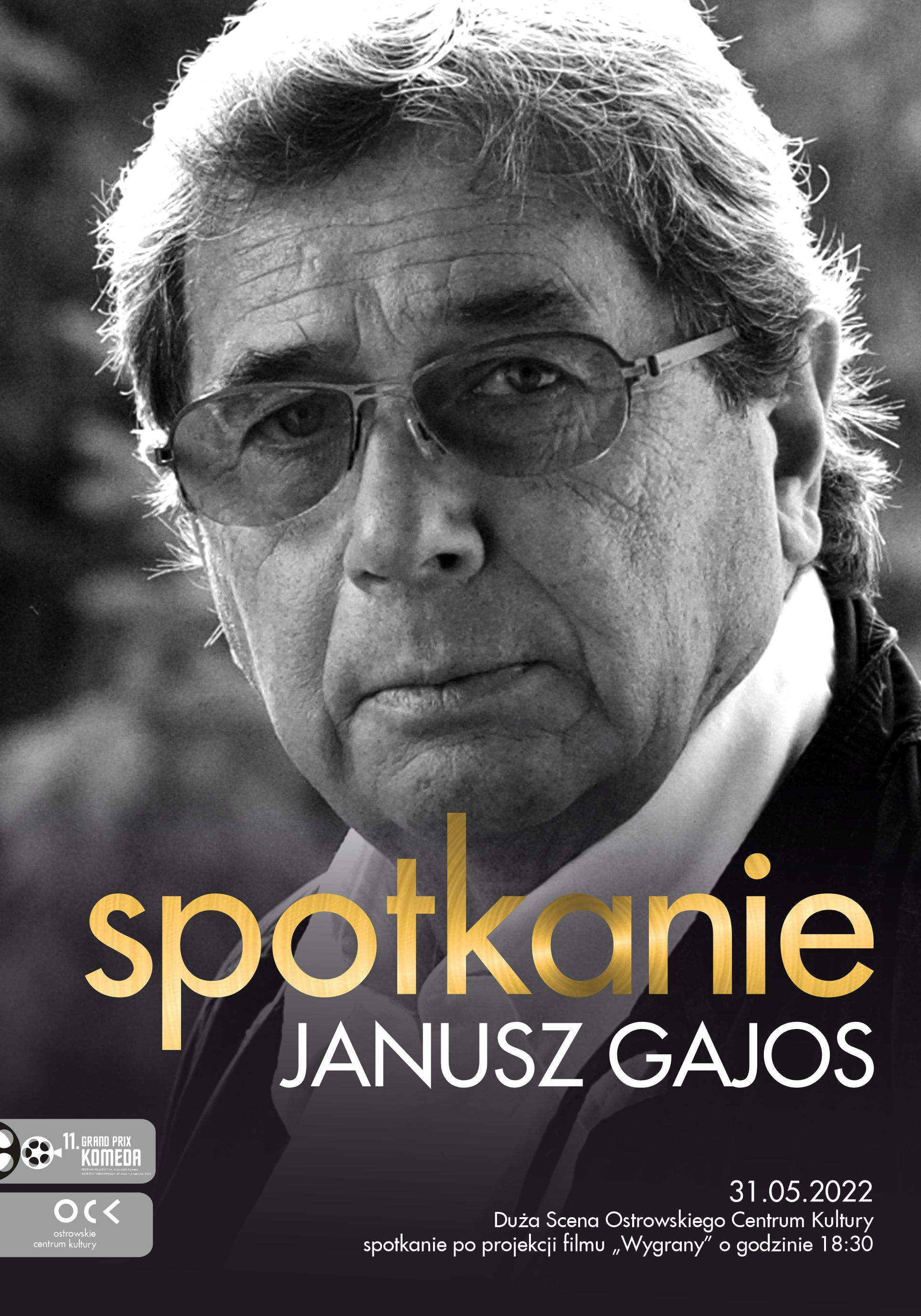 Afisz 11. Grand Prix Komeda - spotkanie z Januszem Gajosem