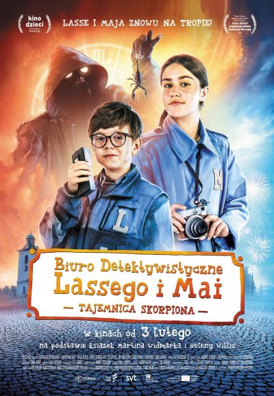 plakat filmu Biuro-detektywistyczne-Lassego-i-Mai_-Tajemnica-skorpiona.