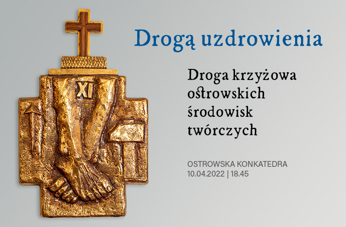 Baner Droga Krzyżowa Ostrowskich Środowisk Twórczych 