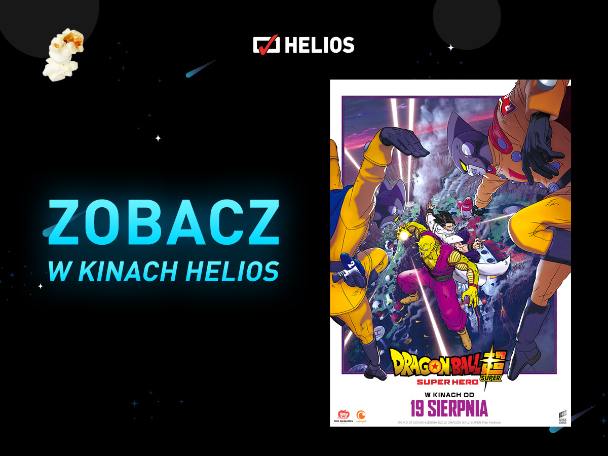 Baner Dragon Ball Super: Super Hero - pokazy specjalne Helios Anime