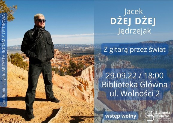 Baner Spotkanie autorskie z Jackiem "Dżej Dżejem" Jędrzejakiem