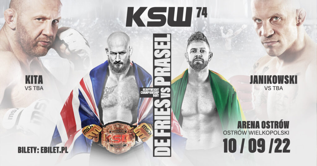 Baner Gala KSW 74 w hali Arena Ostrów