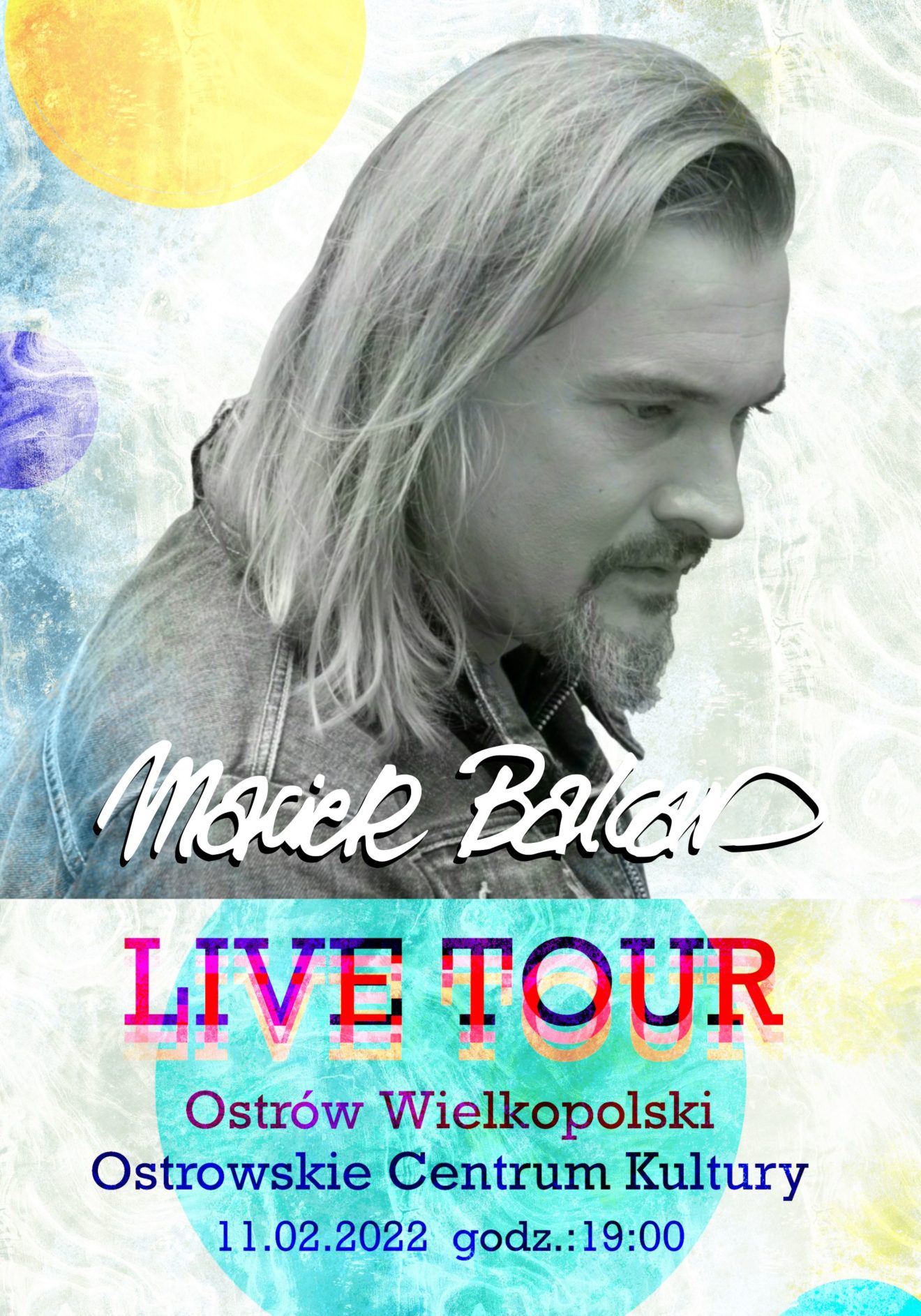 Plakat Maciek Balcar Live Tour