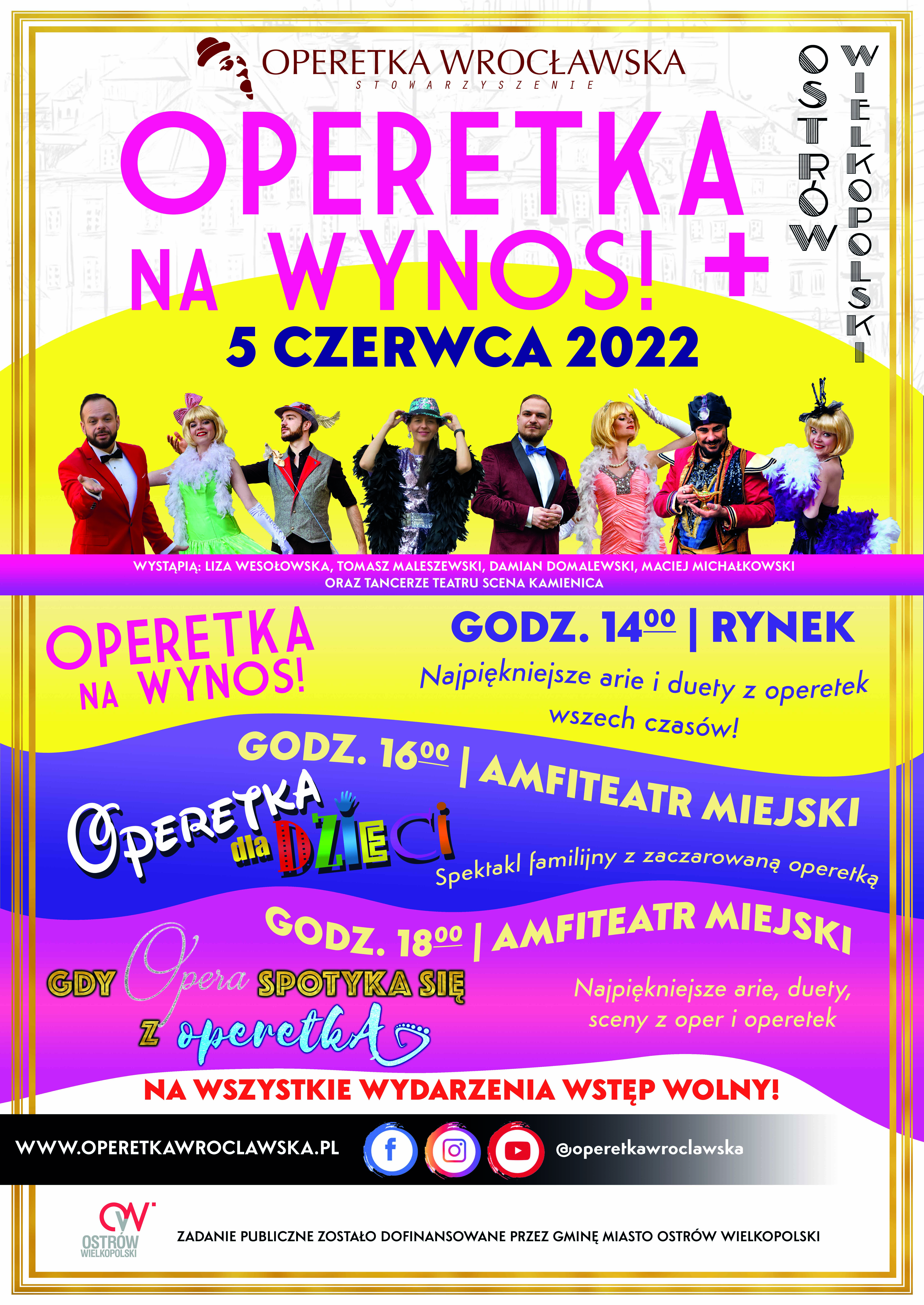 Plakat imprezy Operetka na wynos!