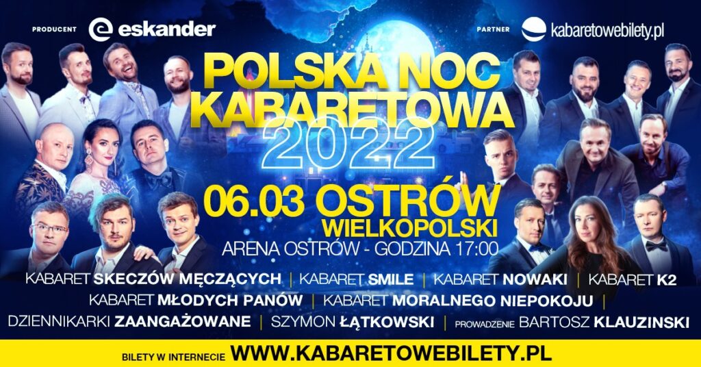 Baner Polska Noc Kabaretowa 2022