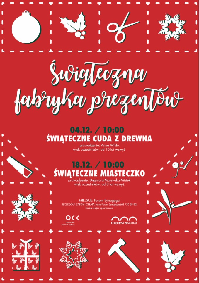 Plakat ŚWIĄTECZNA FABRYKA PREZENTÓW