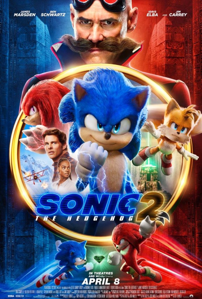 Plakat filmu Sonic Szybki jak błyskawica