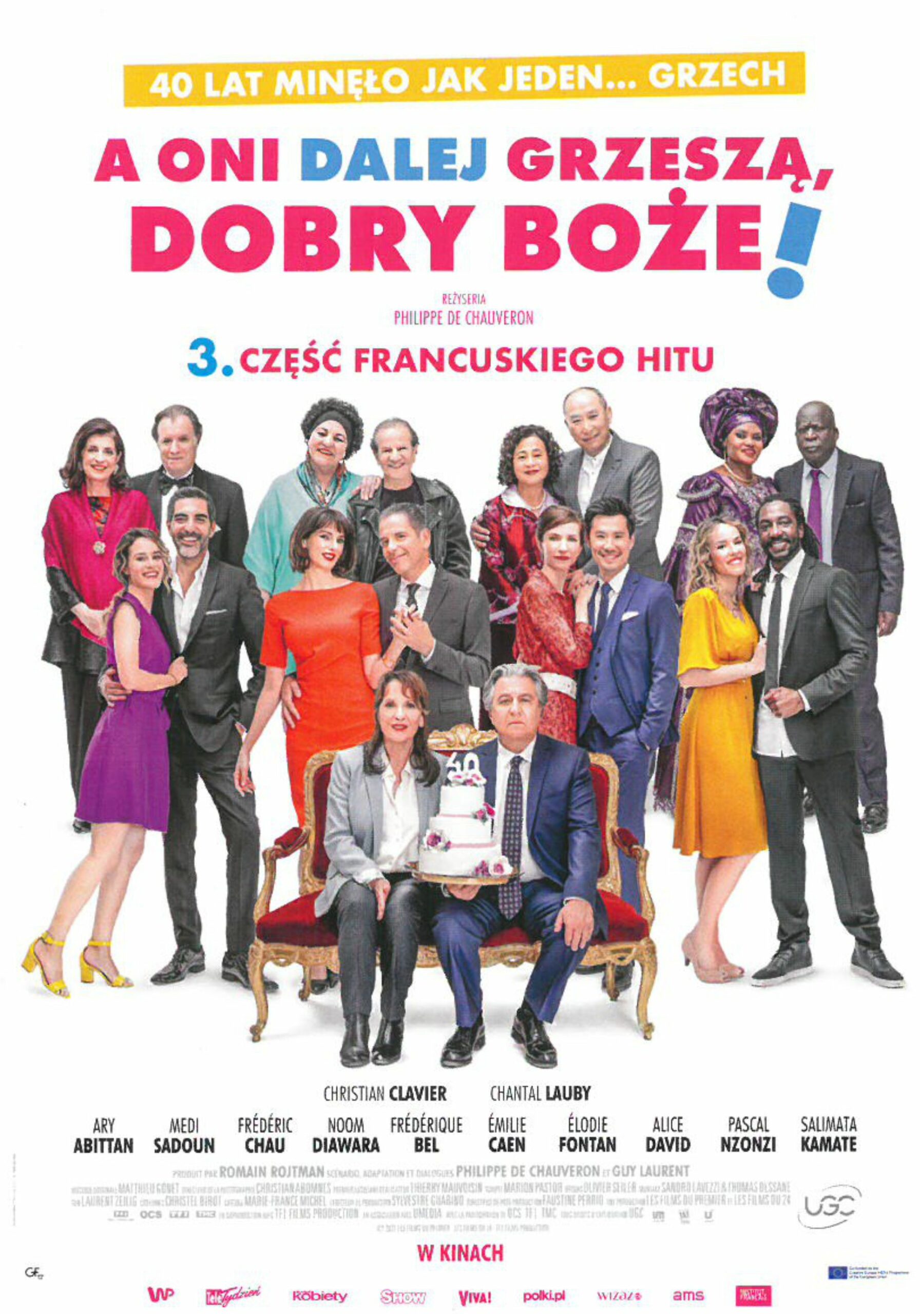 Plakat filmu A oni dalej grzeszą, dobry Boże!