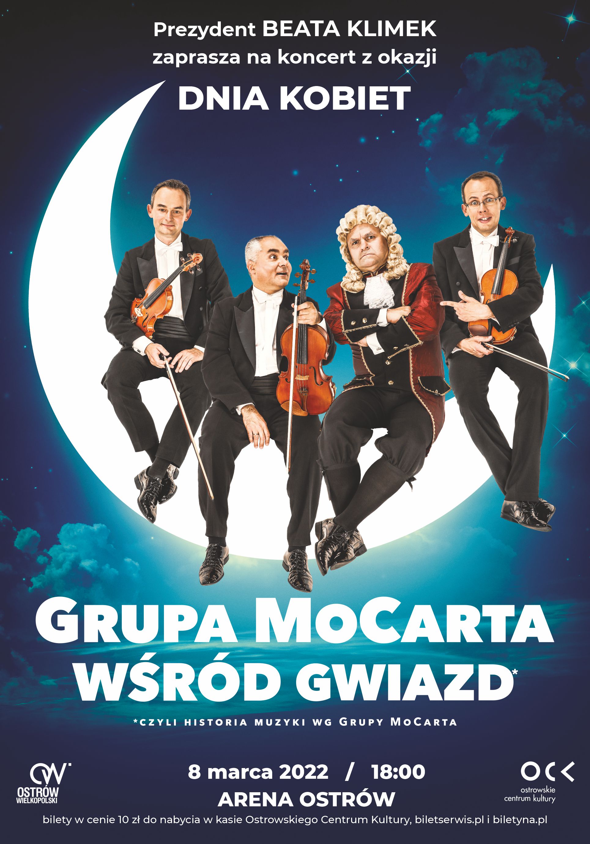 Afisz koncertu Grupa MoCarta na Dzień Kobiet