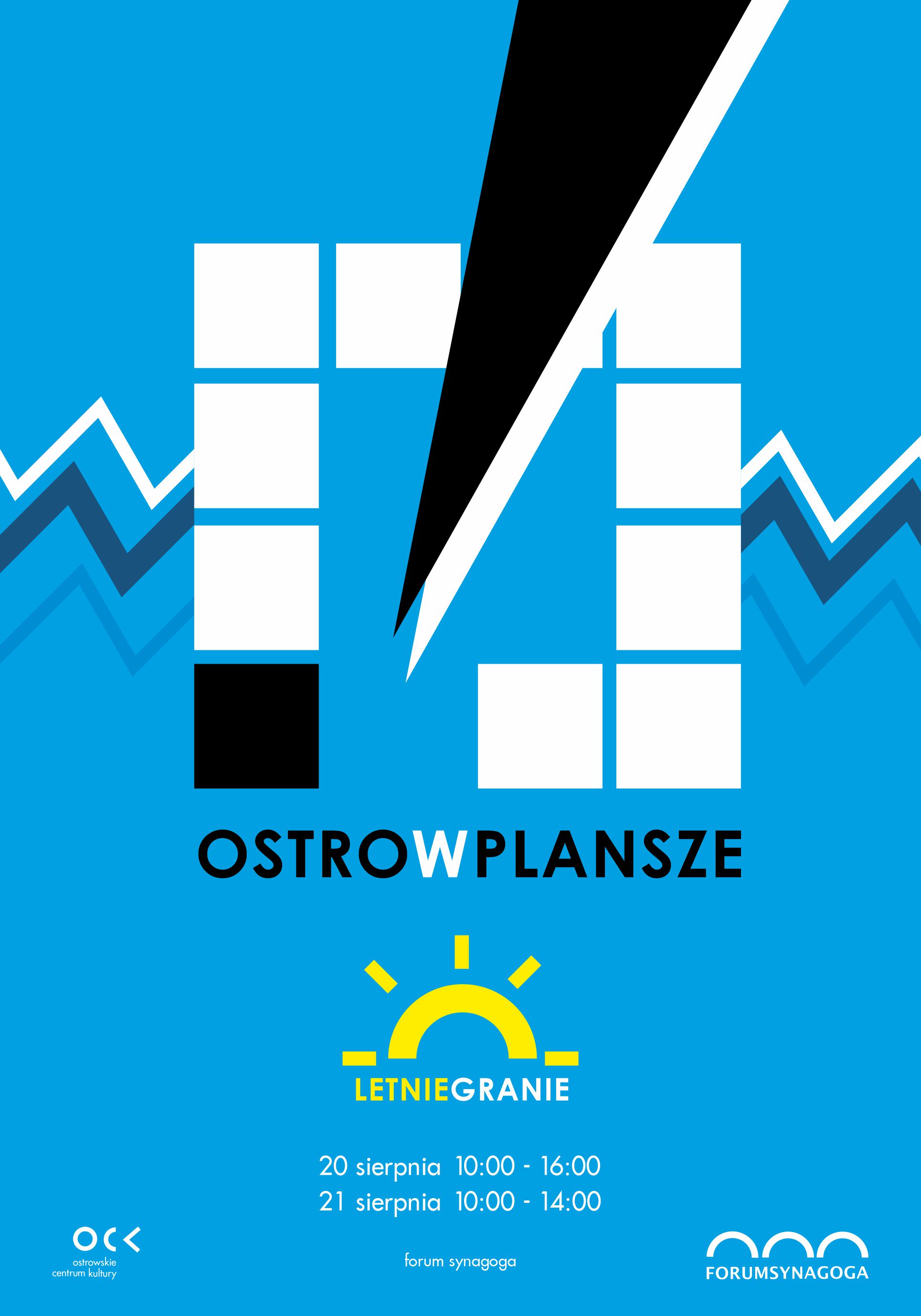 Afisz LETNIEGRANIE z OSTROwPLANSZE