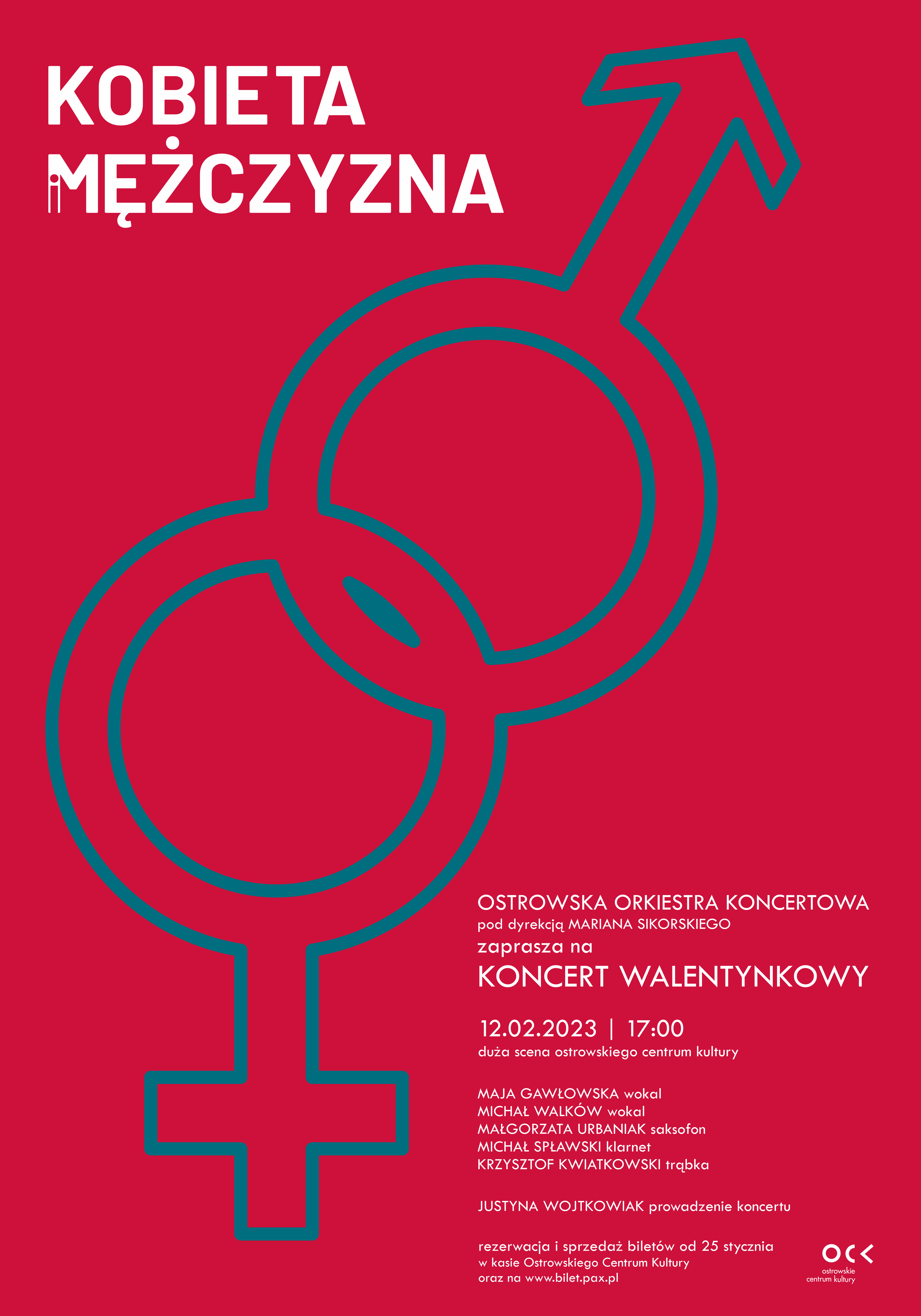 plakat Koncert walentynkowy