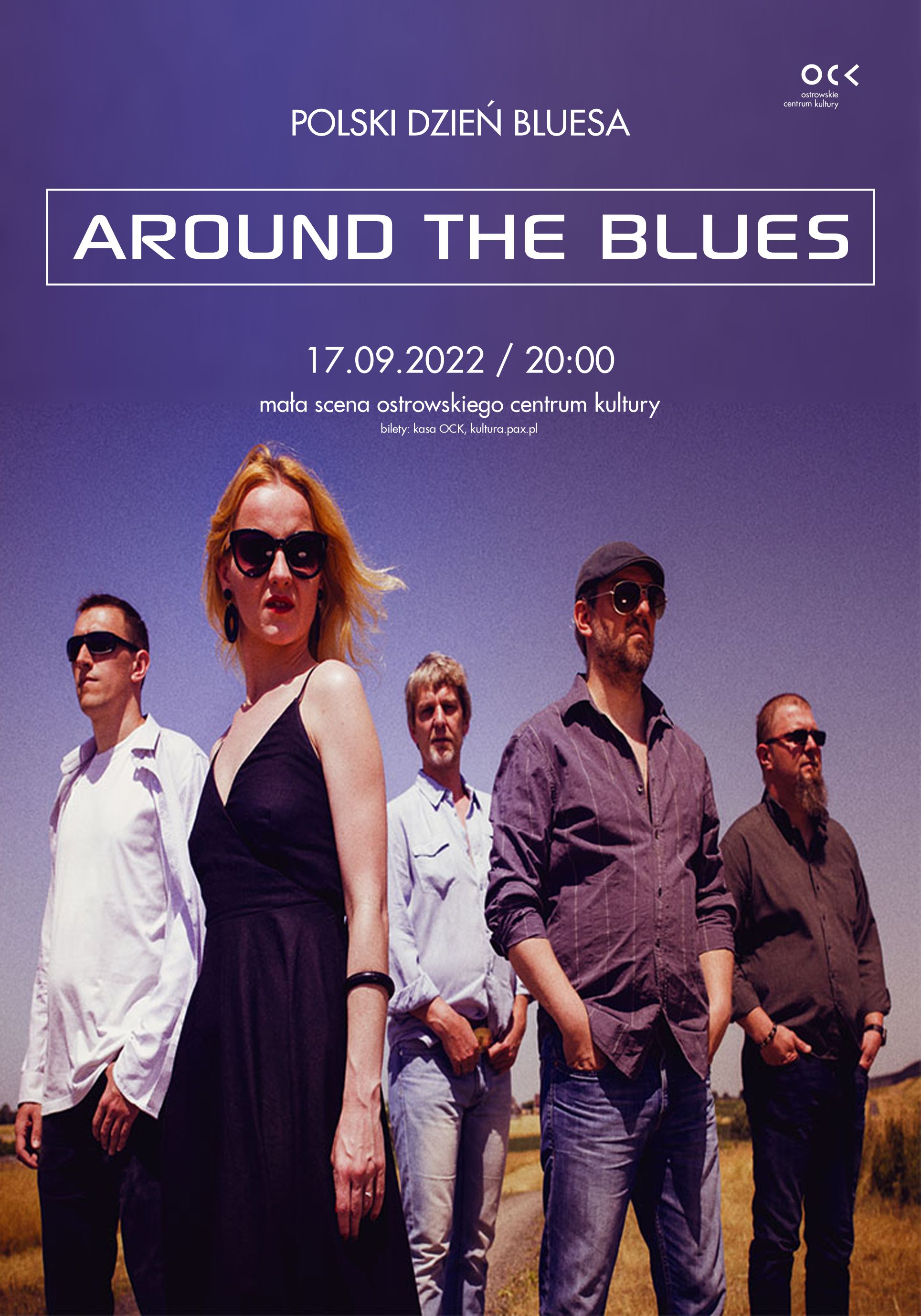 Afisz Around The Blues | Polski Dzień Bluesa
