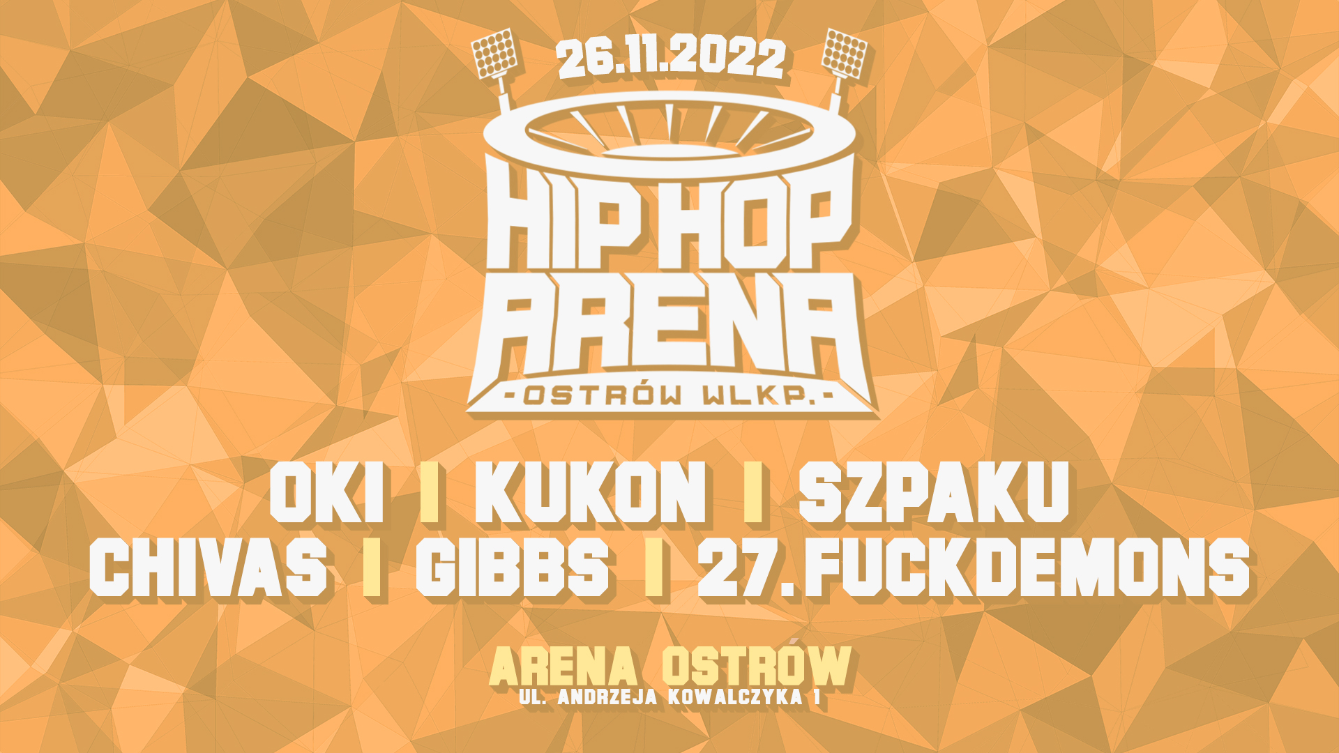 Baner II edycja Hip Hop Arena