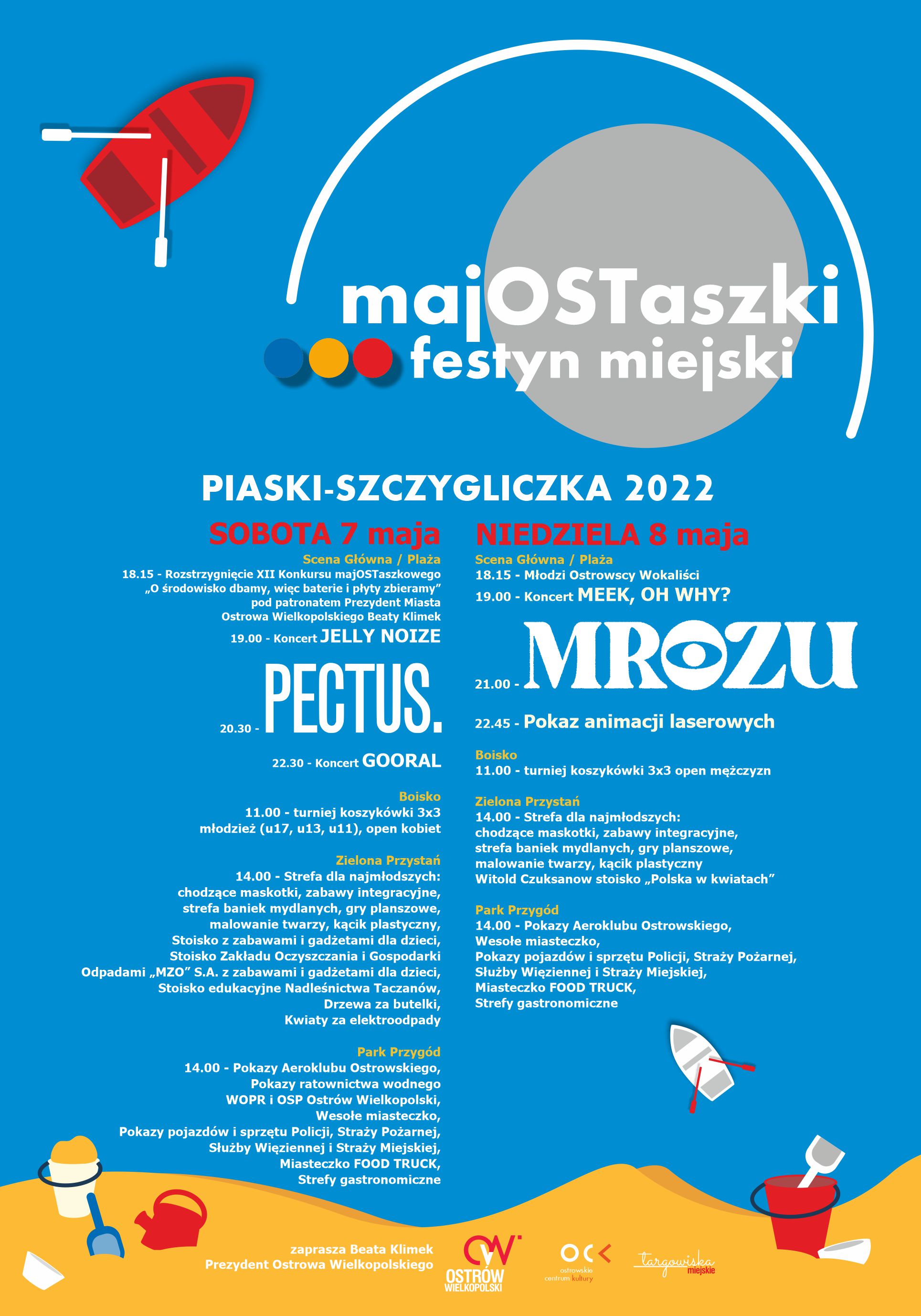 Plakat Festynu Miejskiego majOSTaszki 2022