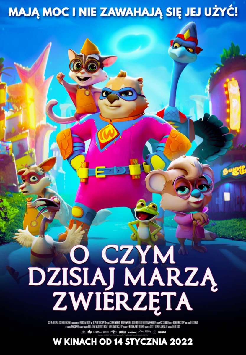 Plakat filmu O czym dzisiaj marzą zwierzęta