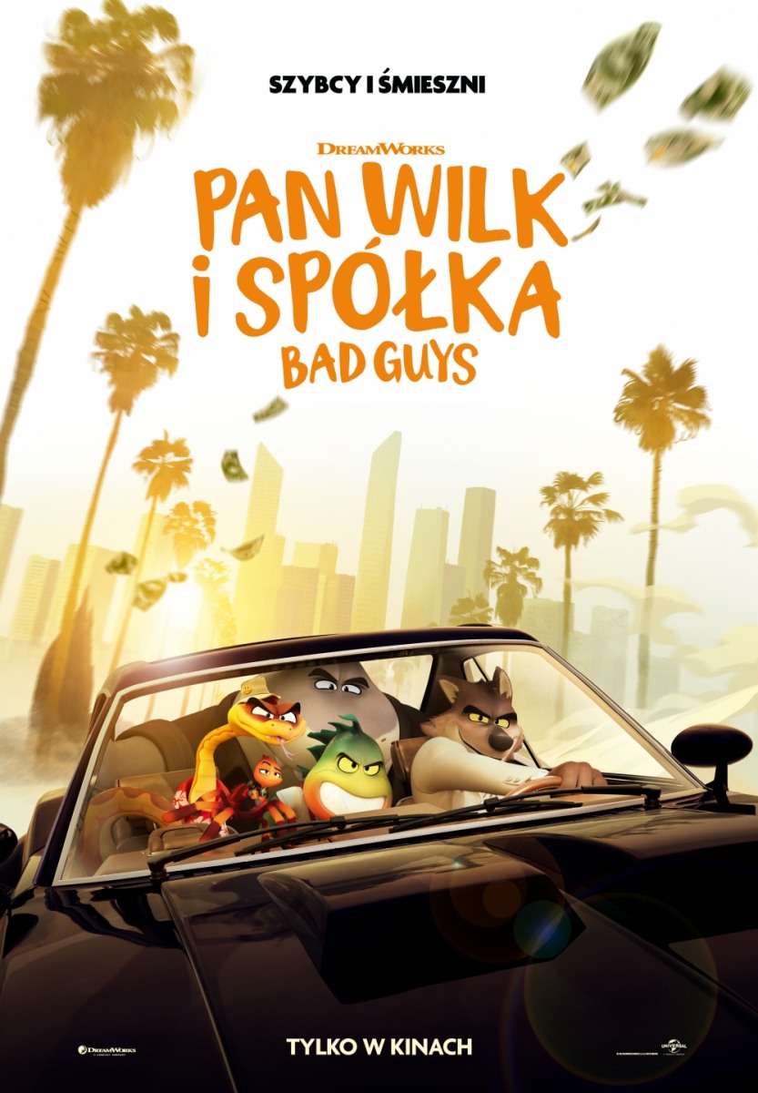 Plakat filmu Pan Wilk i spółka. Bad Guys