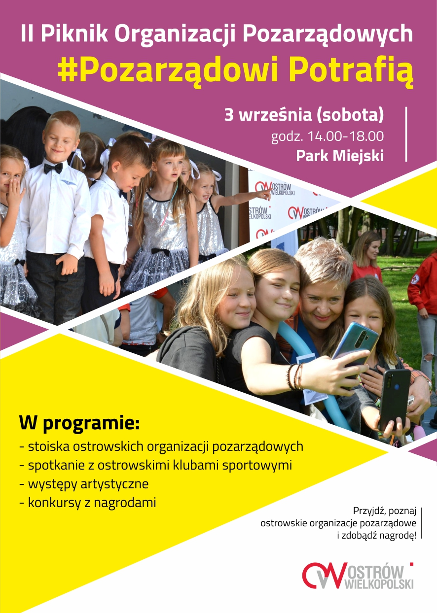 Plakat II Piknik Organizacji Pozarządowych