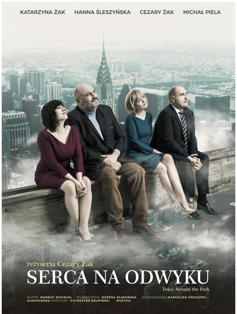Plakat spektaklu Serca na odwyku
