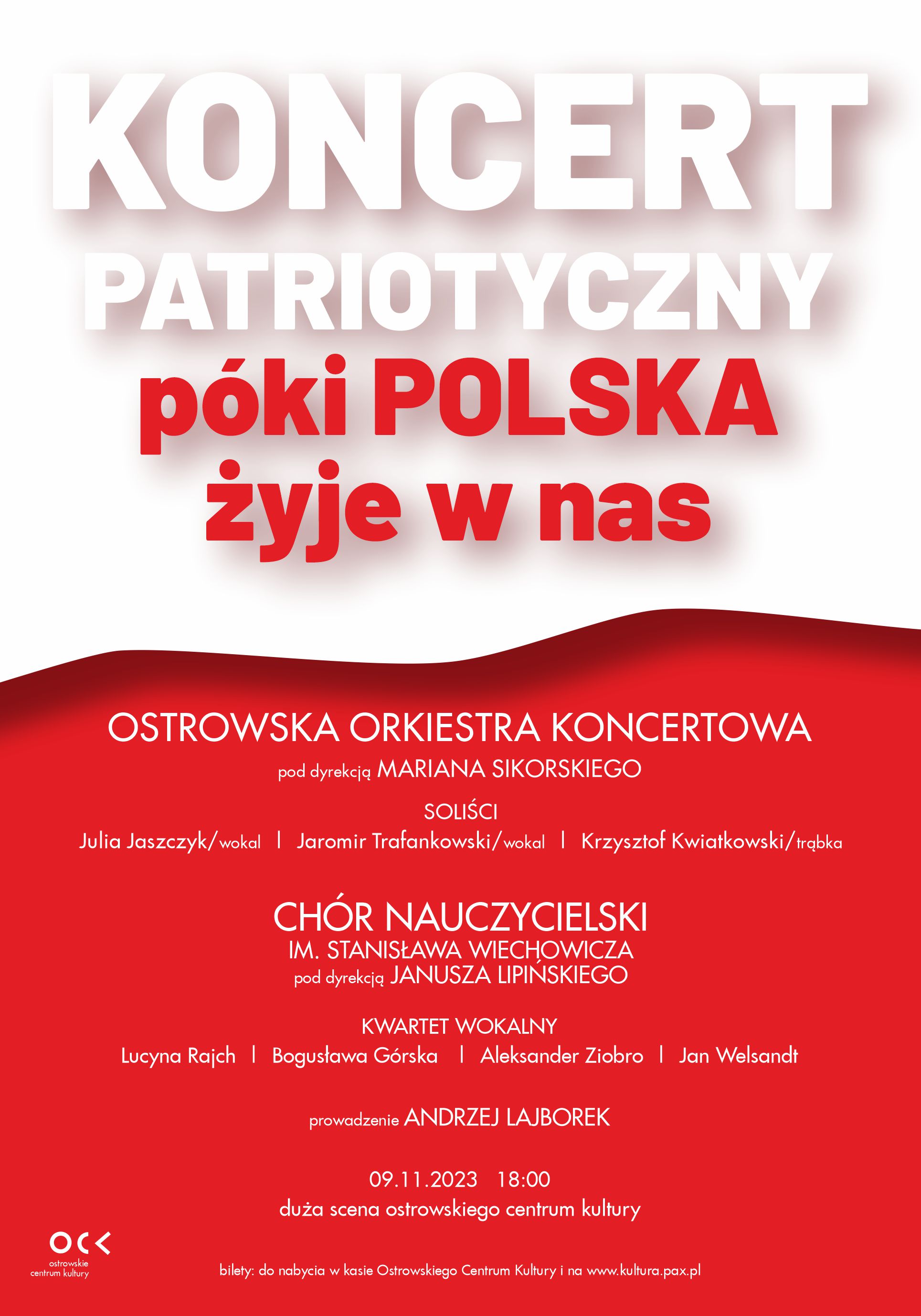 Plakat Koncert Patriotyczny
