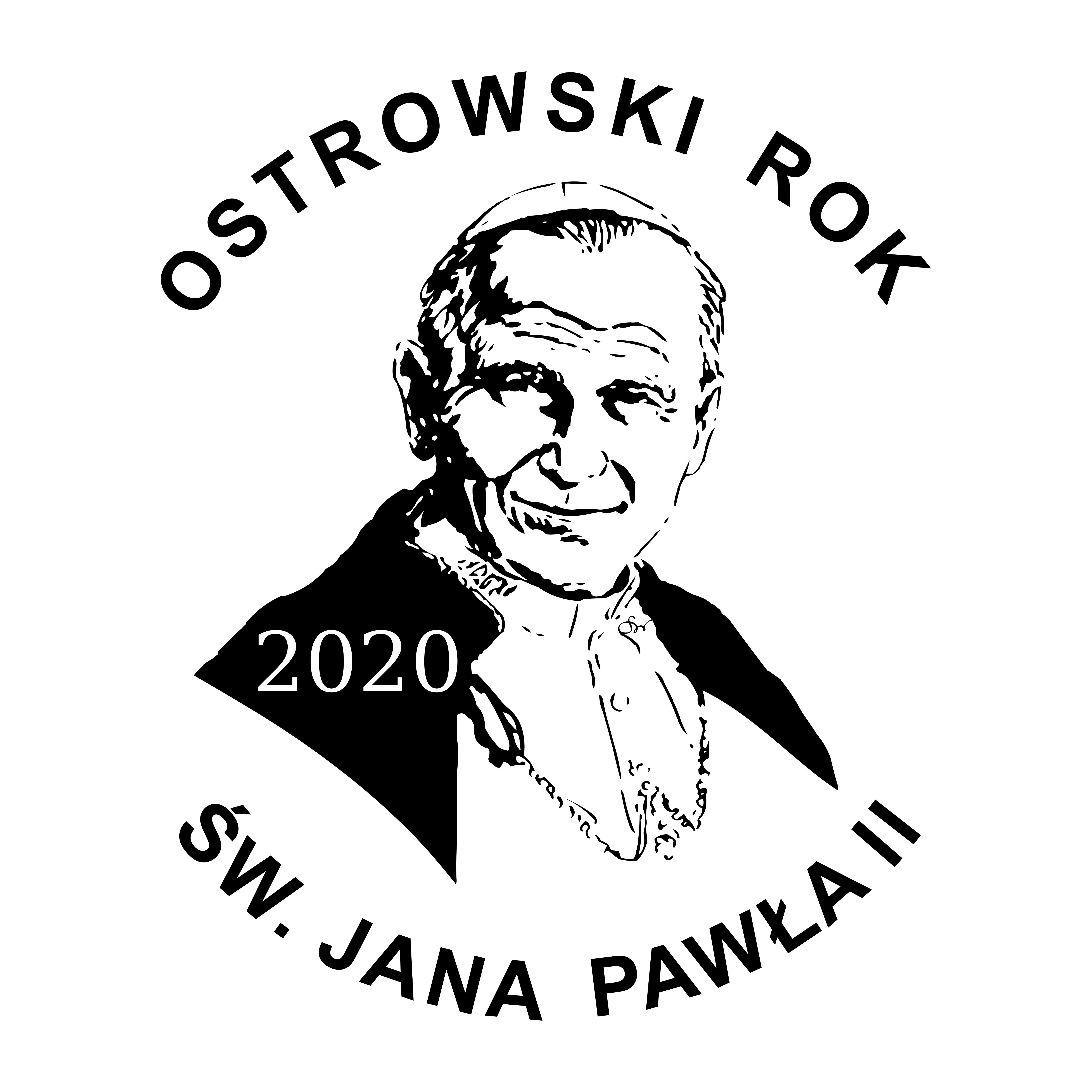 Logo Ostrowskiego Roku św. Jana Pawła II