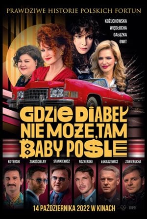 Plakat filmu Gdzie diabeł nie może, tam baby pośle