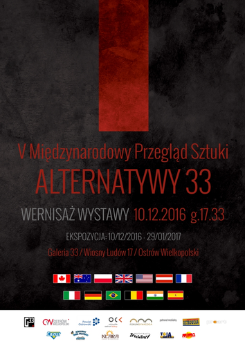 plakat Alternatywy 33 Otwórz na półprzezroczystej warstwie plakat Alternatywy 33