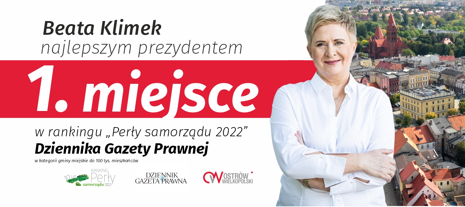 perły samorządu Prezydent Beata Klimek 1 miejsce 