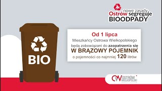 Ostrów segreguje BIOODPADY