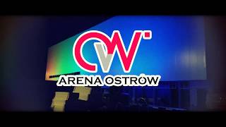 Arena Ostrów - próba oświetlenia